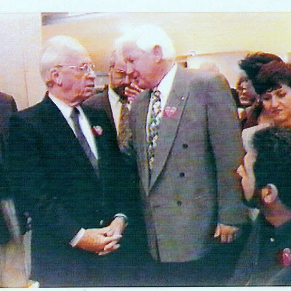 Schlesinger z"l with Yitzhak Rabin – Prime Minister