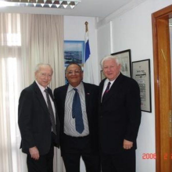 Pinchas Avivi – our ambassador to Turkey and Dr. Zvi Elpeleg.