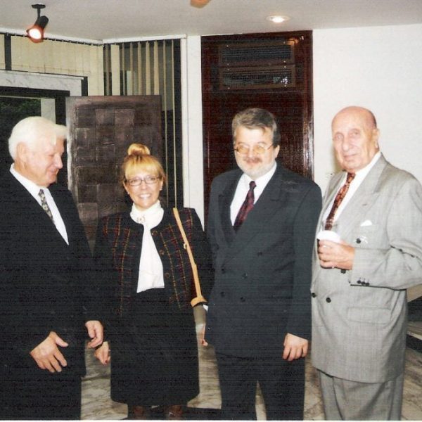 Zac Padoa, Ambassador Dr. Svitlan Berkowitz, and his wife